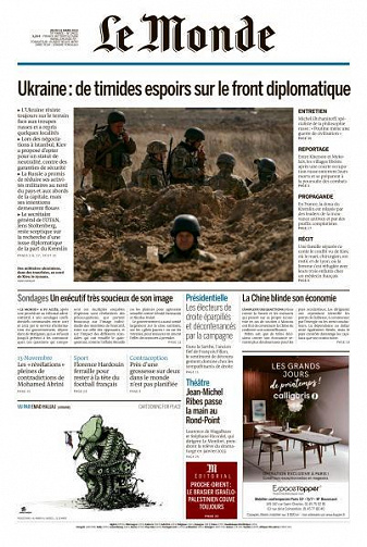 Le Monde du Jeudi 31 Mars 2022
