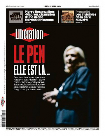 Libération du Jeudi 31 Mars 2022