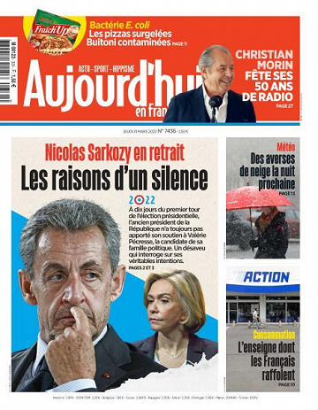 Aujourd’hui en France - 31 Mars 2022
