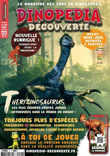 Dinopédia Découverte - Mars 2022