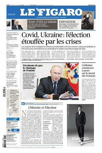 Le Figaro du Vendredi 1er Avril 2022