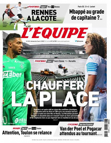 L’equipe du Dimanche 3 Avril 2022