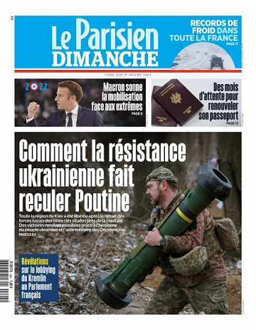 Le Parisien du Dimanche 3 Avril 2022