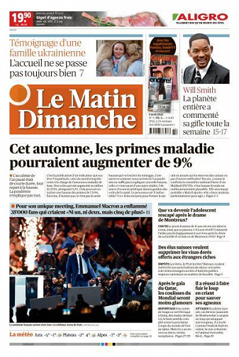 Le Matin Dimanche - 3 Avril 2022