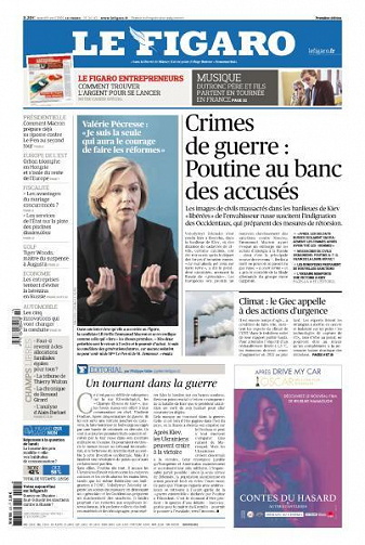Le Figaro du Mardi 5 Avril 2022