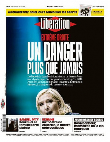 Libération du Jeudi 7 Avril 2022