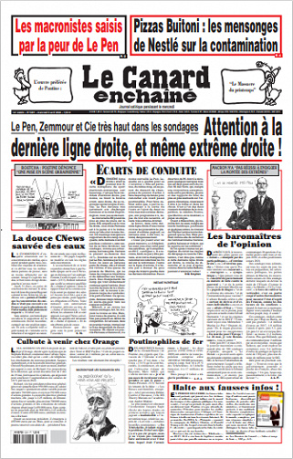 Le Canard Enchaine N°5291 Du 6 Avril 2022