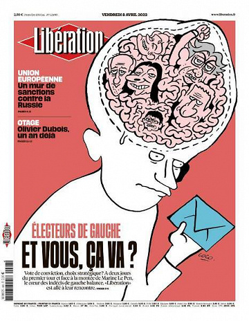 Libération du Vendredi 8 Avril 2022