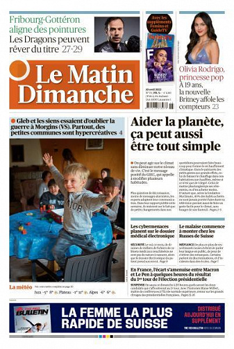 Le Matin Dimanche - 10 Avril 2022