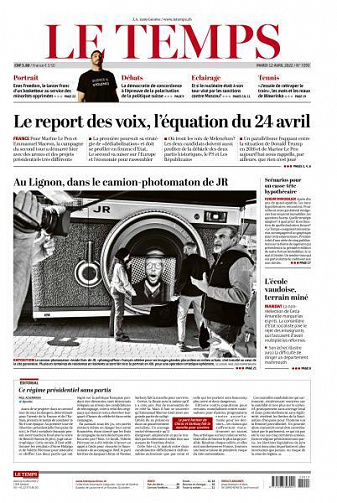 Le Temps - 12 Avril 2022