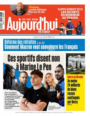 Aujourd’hui en France - 13 Avril 2022