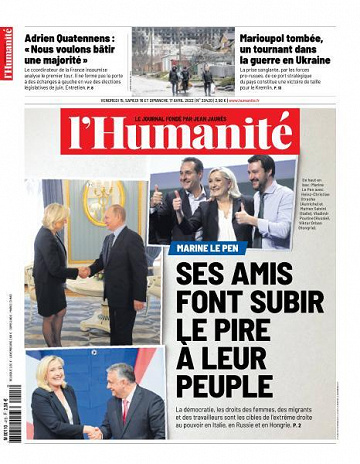L’Humanite - 15-16 Avril 2022