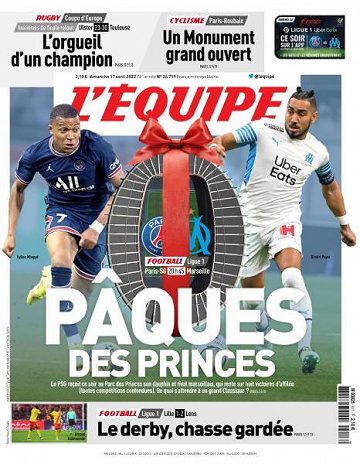 L’equipe du Dimanche 17 Avril 2022