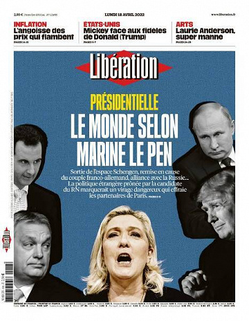 Libération du Lundi 18 Avril 2022