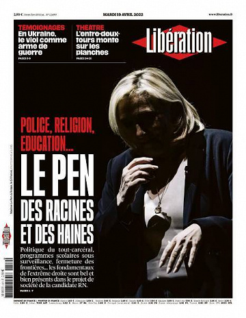 Libération du Mardi 19 Avril 2022