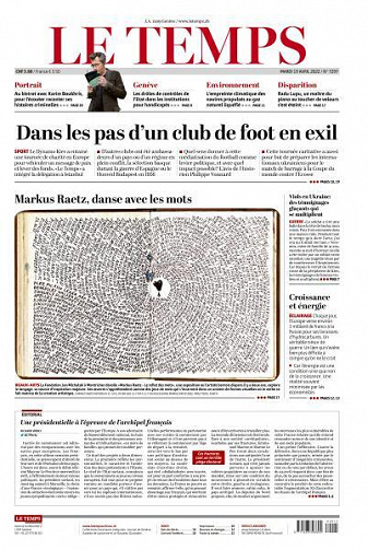 Le Temps - 19 Avril 2022