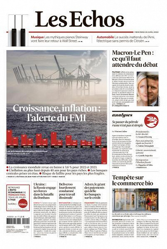 Les Echos du Mercredi 20 Avril 2022