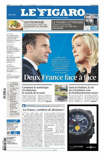 Le Figaro du Jeudi 21 Avril 2022