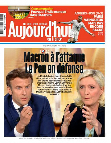 Aujourd’hui en France - 21 Avril 2022