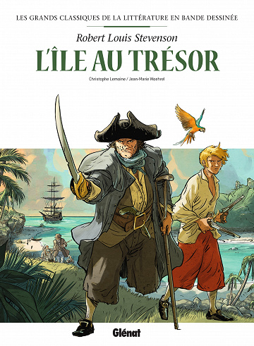 Les grands Classiques de la littérature en bande dessinée (Glénat/Le Monde) - Tome 02 - L'île au trésor