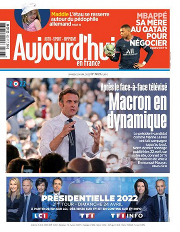 Aujourd’hui en France - 23 Avril 2022