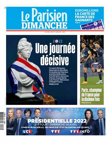 Le Parisien du Dimanche 24 Avril 2022