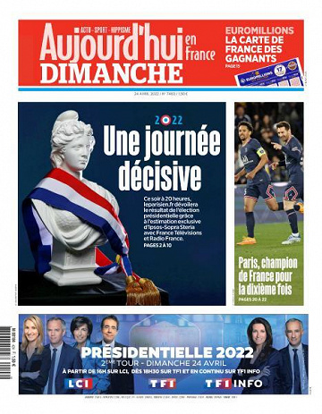 Aujourd’hui en France - 24 Avril 2022