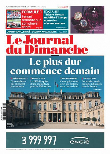 Le Journal du Dimanche - 24 Avril 2022