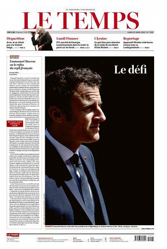 Le Temps - 25 Avril 2022