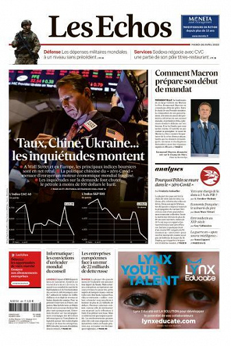 Les Echos du Mardi 26 Avril 2022