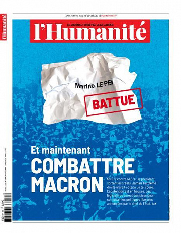 L’Humanite - 25 Avril 2022