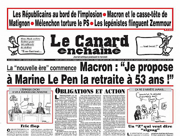 Le Canard enchaîné - 27 Avril 2022