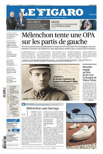 Le Figaro du Jeudi 28 Avril 2022