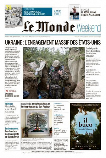Le Monde du Samedi 30 Avril 2022