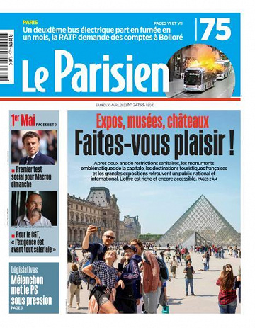 Le Parisien du Samedi 30 Avril 2022