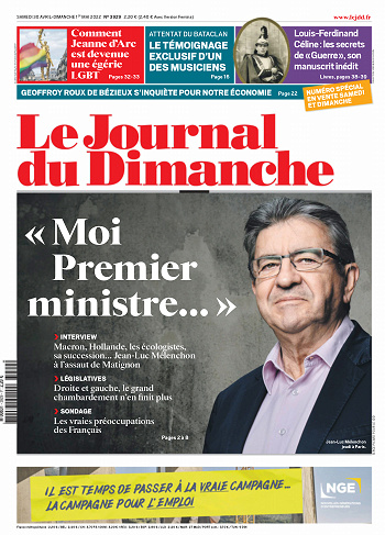Le Journal du Dimanche - Samedi 30 Avril et Dimanche 1er Mai 2022
