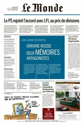 Le Monde du Jeudi 5 Mai 2022