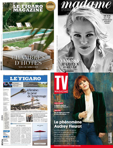 Pack Le Figaro et ses 3 suppléments - Vendredi 6 Mai 2022