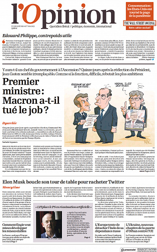 L'Opinion du Vendredi 6 Mai 2022