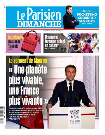 Le Parisien du Dimanche 8 Mai 2022