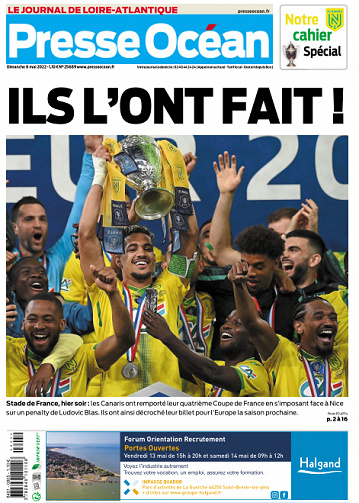 Presse Ocean (Edition spéciale) du Dimanche 8 Mai 2022