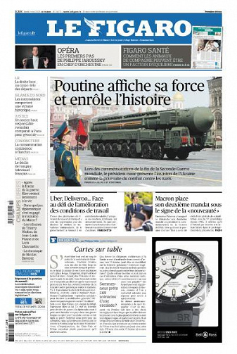 Le Figaro du Lundi 9 Mai 2022