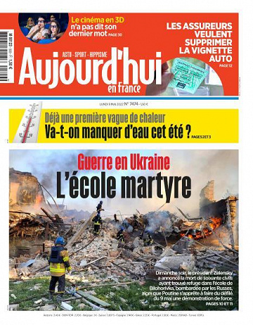 Aujourd’hui en France - 9 Mai 2022