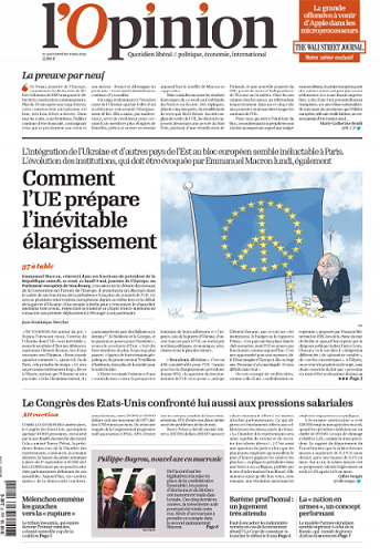 L'Opinion du Lundi 9 Mai 2022