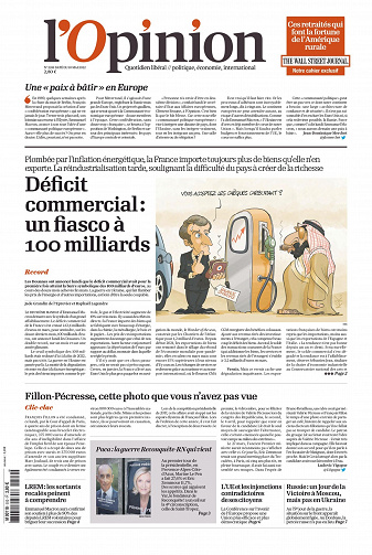 L'Opinion du Mardi 10 Mai 2022