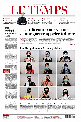 Le Temps du Mardi 10 Mai 2022