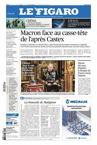 Le Figaro du Mercredi 11 Mai 2022