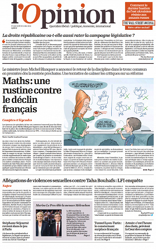 L'Opinion du Jeudi 12 Mai 2022