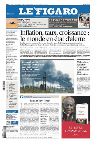 Le Figaro du Jeudi 12 Mai 2022