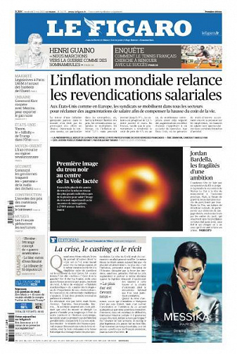 Le Figaro du Vendredi 13 Mai 2022